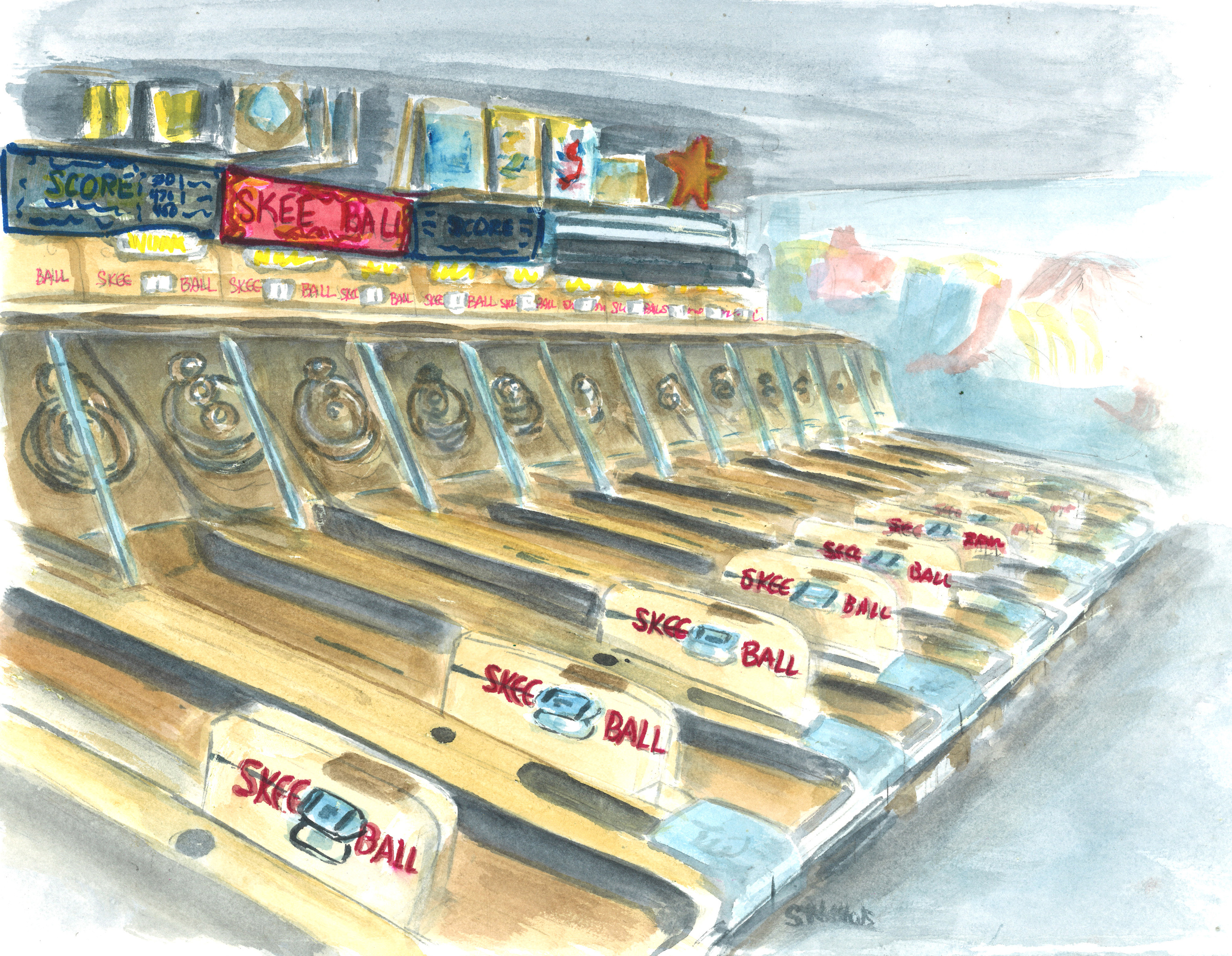 Marty’s Playland Skeeball 